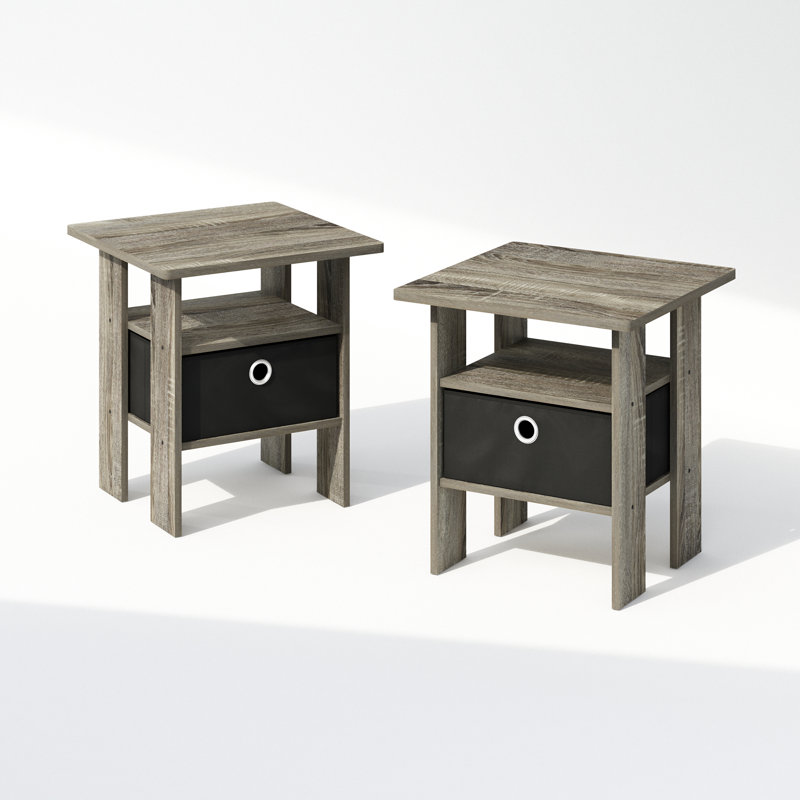 Ensemble de 2 tables de chevet Jula, Chêne français, Ensemble de 2