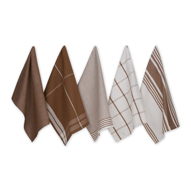 Ensemble de linge de maison 5 pièces, Cannelle