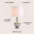 Alper 20" Mini Glass LED Table Lamp-778011774