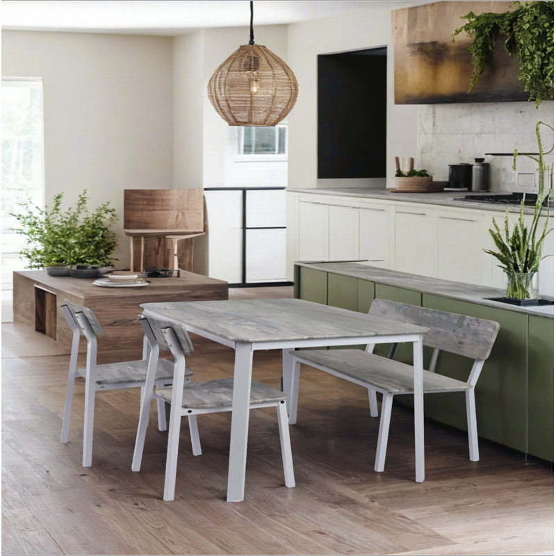 Modem 4 piece dining table set