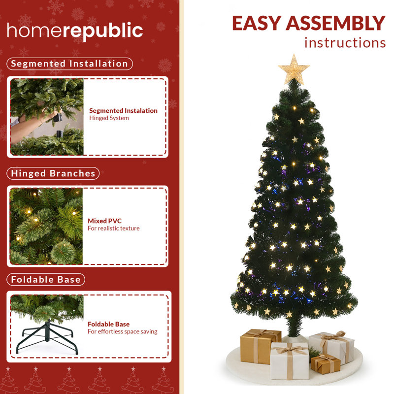 LED Lightup Christmas Tree T724, 2.95' H