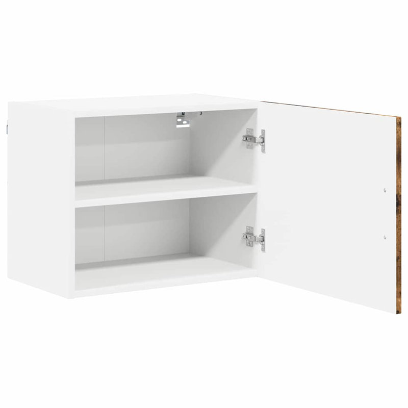 Vidaxl Kitchen Cabinet 2 Pcs Old Wood 50 X 31 X 40 Cm Engineered Wood, 40cm H x 50cm W x 31cm D, Smoked Oak