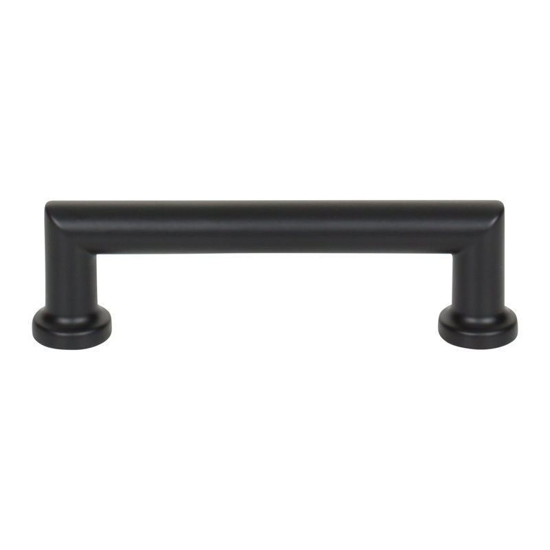 Morris Bar Pull, Flat Black, 3 3/4" Center to Center