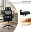 Chaise de bureau pivotante ergonomique avec soutien lombaire