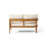 BROOKLYN SOFA SET-TEAK+BEIGE