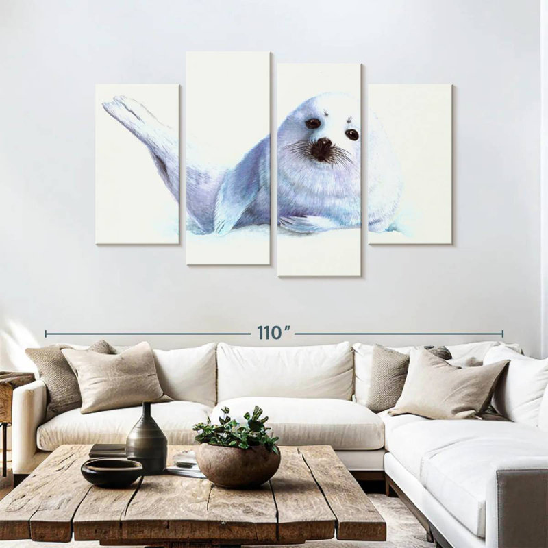 Brampt Seal, 54" H x 84" W