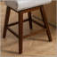 Tabouret de bar pivotant à hauteur de comptoir 26 po - Tissu-141486997