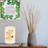 8 " Glass Pillar with Candle Included