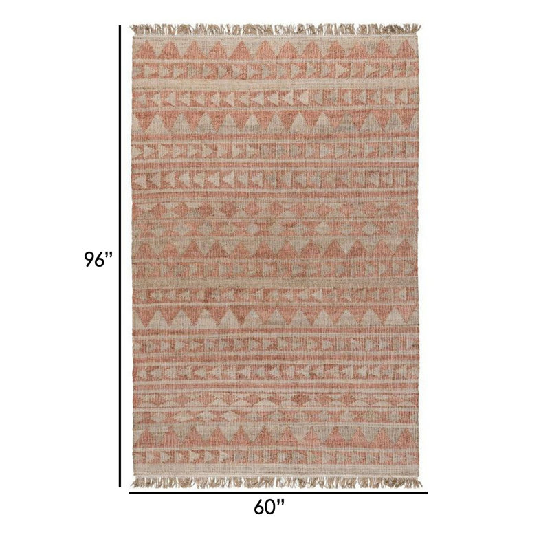 Walter Geometric Indoor Rug, Rectangle 5' x 8'