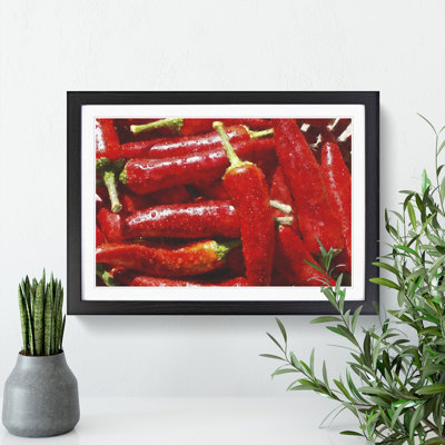 Red Chilli Peppers - Framed Print