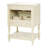 24" Freestanding Bathroom Vanity With Ceramic Sink, Retro Palace Vanity With Tip-Out Drawer And Open Shelf In Black, White Or Beige-936865823