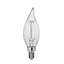 Visual Comfort & Co. LED Flame Tip 2.5W E12 Candelabra base Clear Edison Style light bulb-38564097