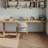 Burlywood Rectangular Solid Wood desk-109695020