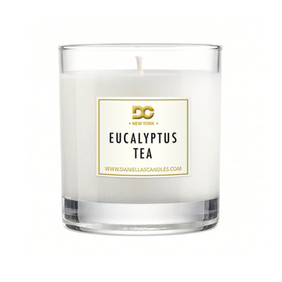 Eucalyptus Tea Scented Candle, 50H Burn Time, Stress Relief