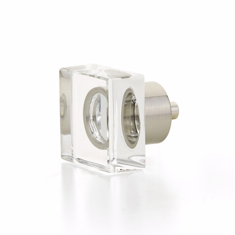 City Round Knob, Satin Nickel