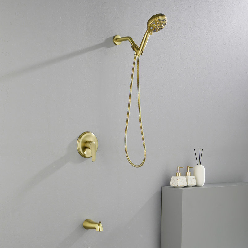 Shower Faucet, Brushed Gold