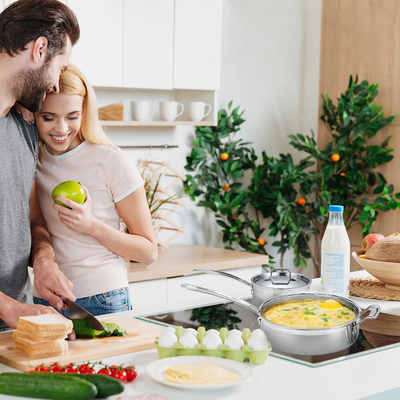 15 - Piece Stainless Steel Cookware Set