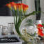 Lillies Faux Floral Arrangement in Vase-231463839
