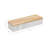 Modern Stone and Marble Decorative Box with Sleek Rectangular Design and Removable Lid.-1383230142