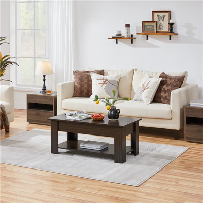Lift Top Coffee Table with Storage