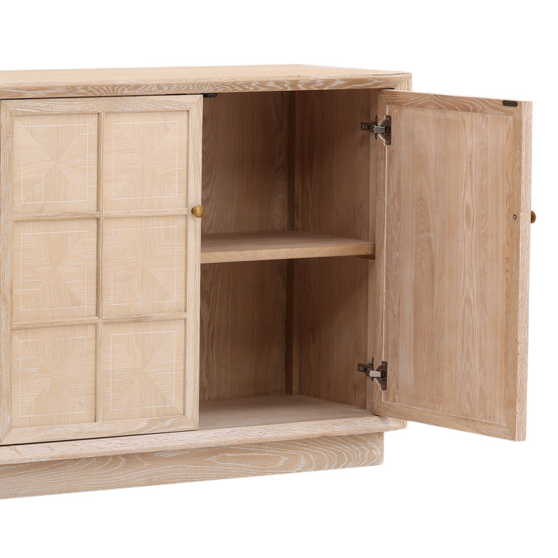 Durrant 87" Wide Sideboard, Light Natural