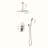 Complete Shower System with Rough in-Valve