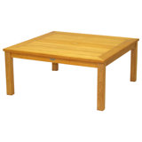 Newport 42" Teak Outdoor Square Coffee Table
