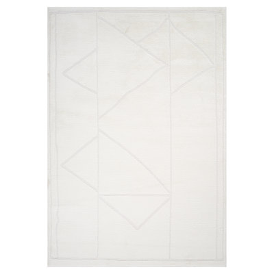 Tapis à motif géométrique moderne Lenamae