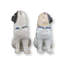 Antique German Porcelain Pug Dogs, Pair