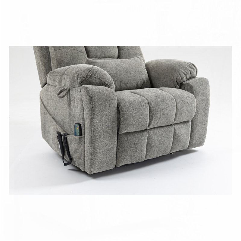 Electric Recliner Chair, Light Gray
