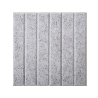 Acoustic Panels 12-Pack Soundproof Wall Panels 12"X12"X0.4" Decorative Sound Panels High Density Sound Dampening Panels 3D Slat Wall Panels for Walls and Ceilings