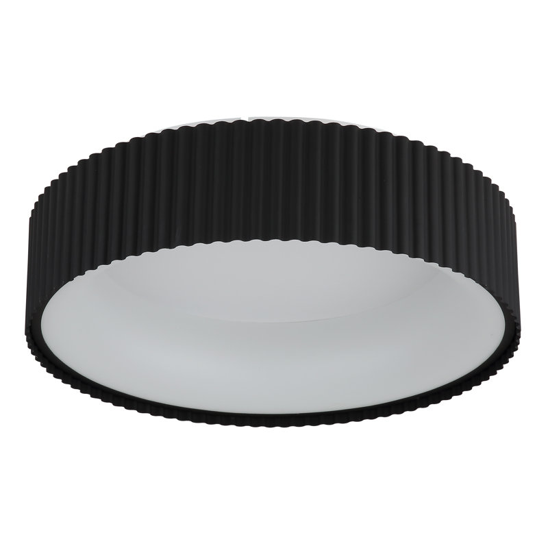 LED Flush Mount, Black