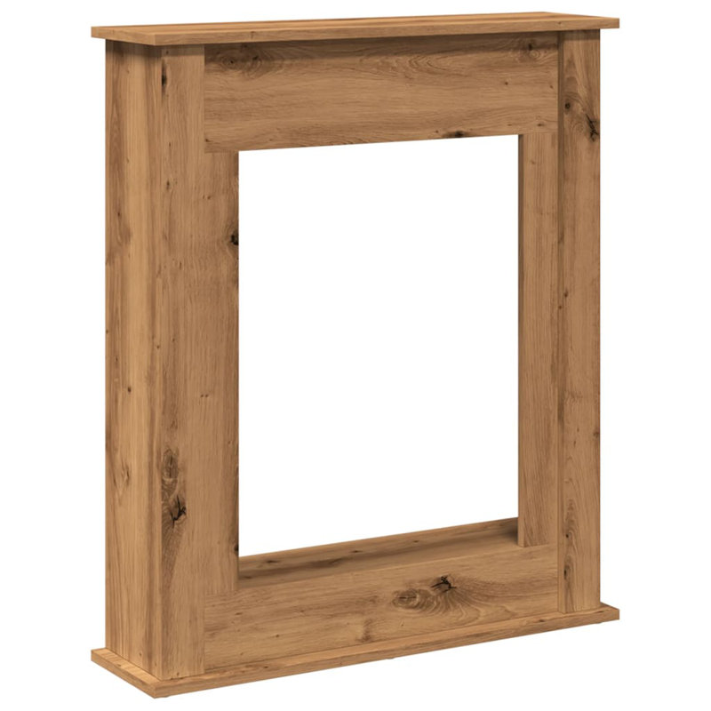 Fireplace Surround 29.5X7.9X34.4" Engineered Wood, Artisan Oak