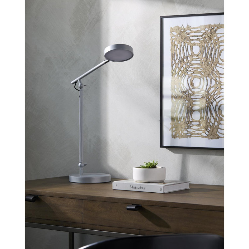 Gayle Accent Table Lamp, Silver Gray