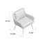Chaise d'extérieur avec coussins Marotta