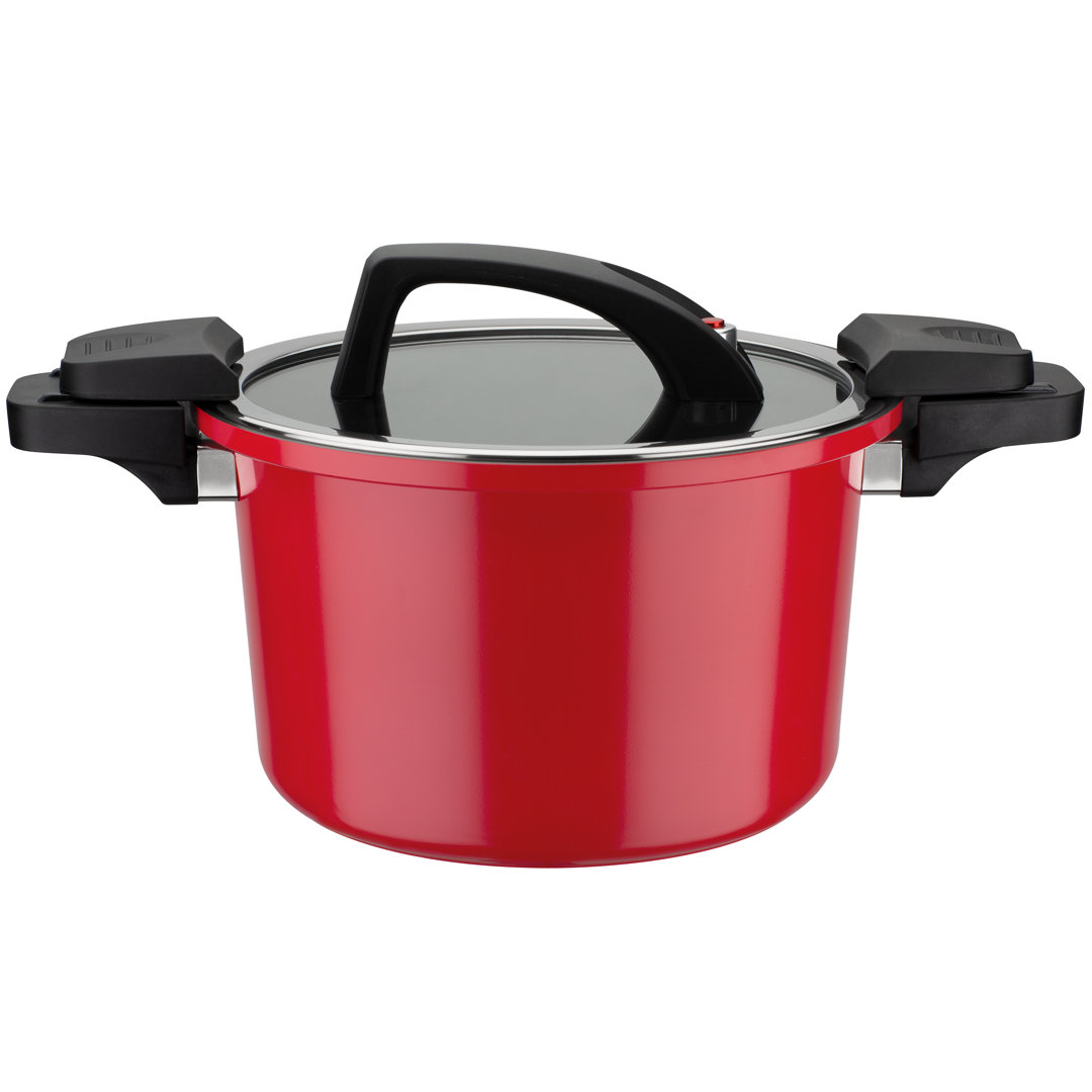 6 L Energiespartopf Gourmet Red