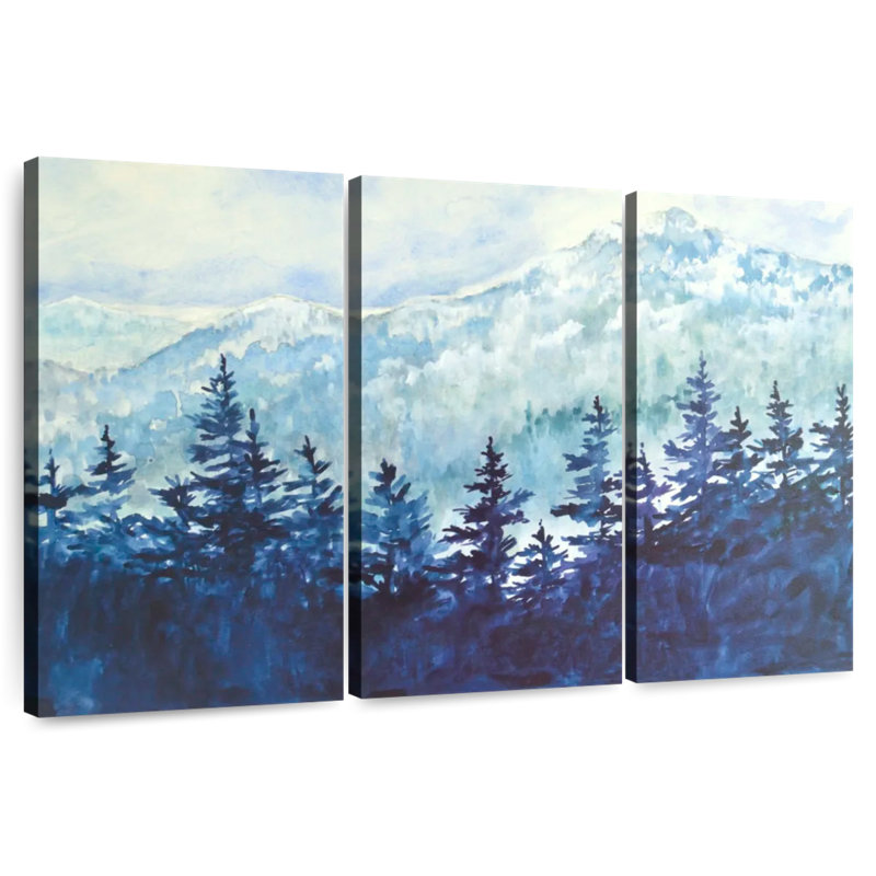 Alvord Snowy Mountain View, 36" H x 57" W