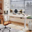 Electric T-Shape Height Adjustable Standing Desk-1542646622-1486735812