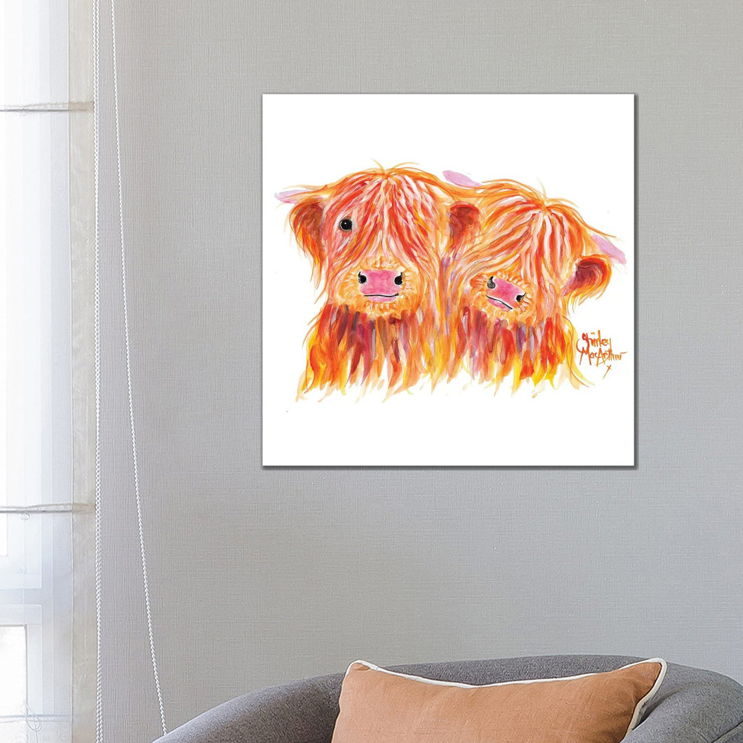 Buddies von Shirley Macarthur - Gallery-Wrapped Canvas Giclée on Canvas