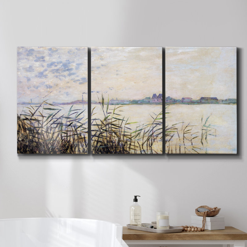 «Atlantic Helix II», reproduction sur toile 3 pièces, H 48 po x l 96 po x P 2 po