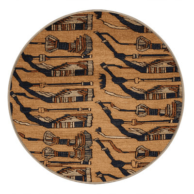 Washable Bagpipes Music Area Rug