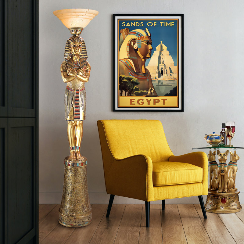 King Tut Torchiere Floor Lamp