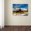 « emblématique grange grand teton » par pierre leclerc,, reproduction de photo sur toile tendue encadrée