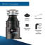 Badger 5XP 3/4 HP Continuous Feed Garbage Disposal-963682170