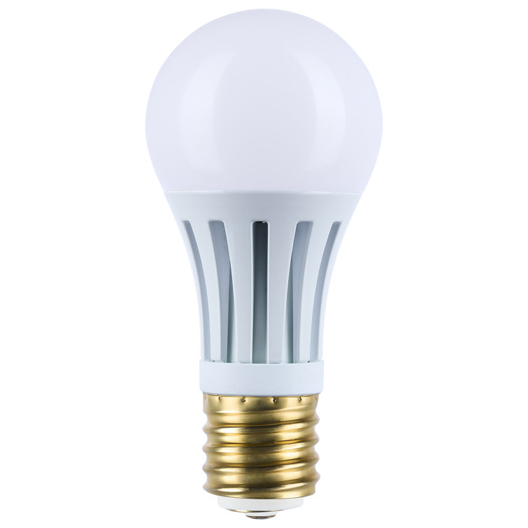 10/22/33 Wattage Selectable PS25 LED Three-Way Lamp E39d Mogul Base White Finish 120 Volt
