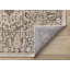 Tapis traditionnel texturé élégant taupe traditionnel Olive-286962387
