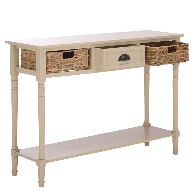 Console en bois massif 44,5 po Painswick, Sable