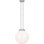 Cavill 16" Pendant with White Glass