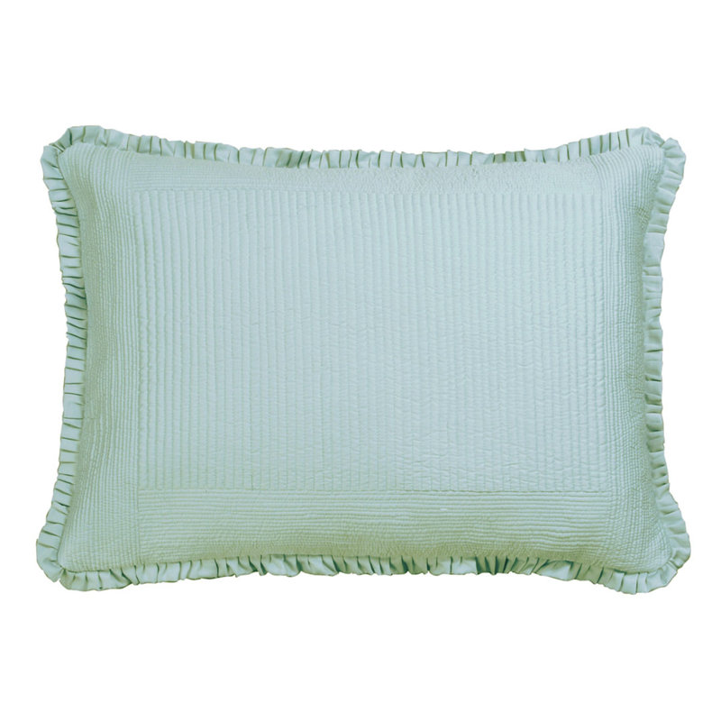 Battersea Lumbar Pillow Cover & Insert, 27'' x 36'', Sea Foam