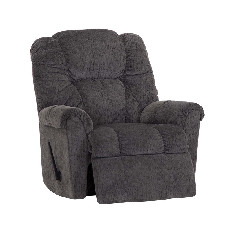 Shawnee Upholstered Recliner, Charcoal